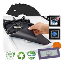 Funda protectora para estufa, 4 piezas 