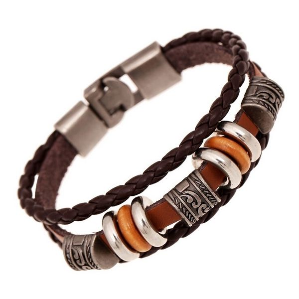 Pulsera retro de piel