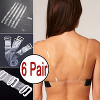 6 Pares de sujetadores para brasier transparentes