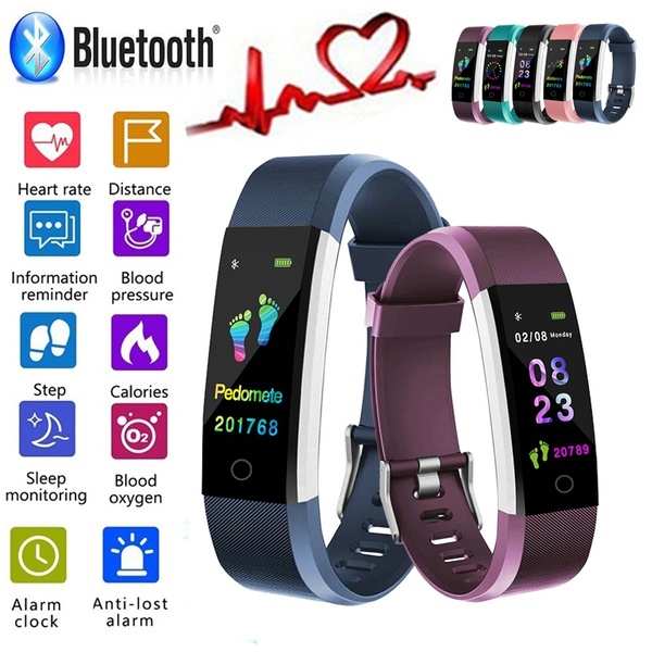 Contador de pasos tipo pulsera bluetooth