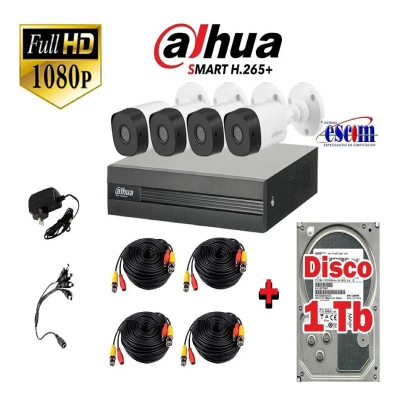 Kit de 4 cámaras